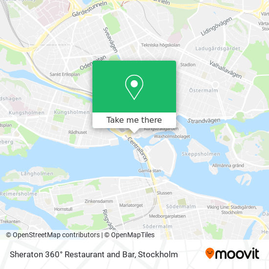 Sheraton 360° Restaurant and Bar map