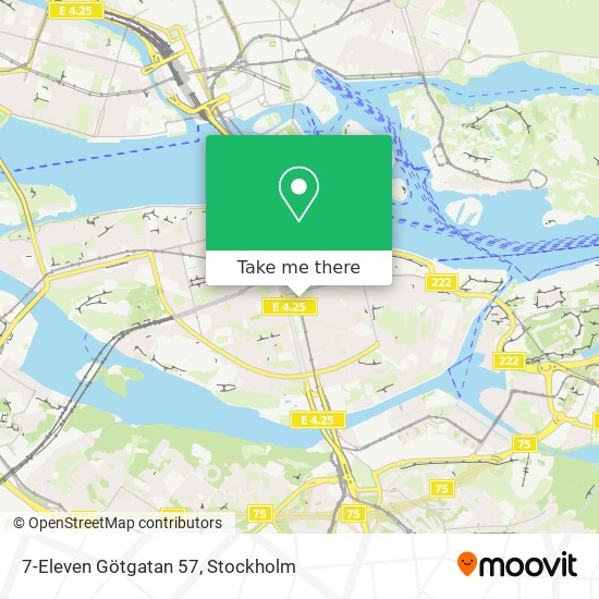 7-Eleven Götgatan 57 map