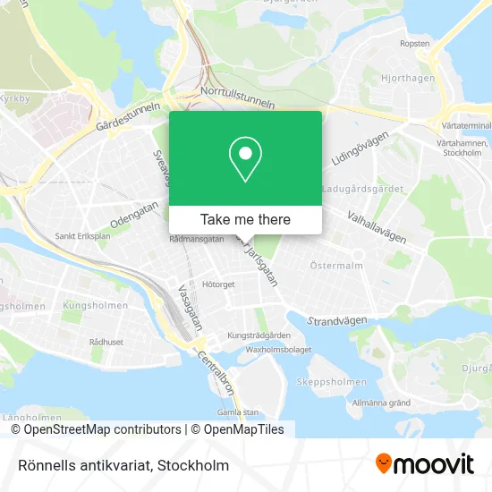 Rönnells antikvariat map