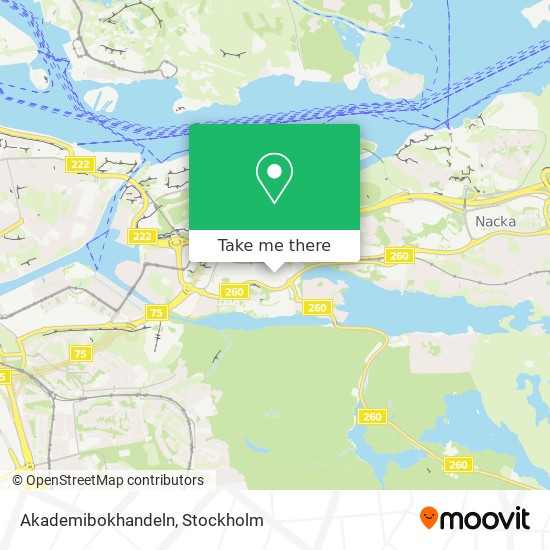 Akademibokhandeln map