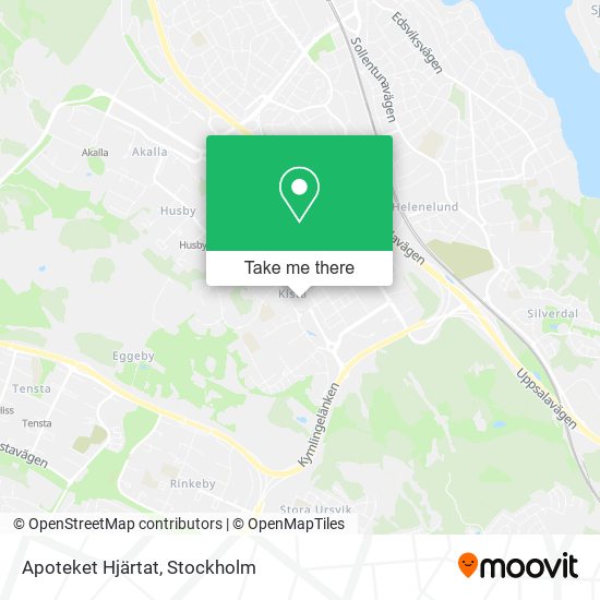 Apoteket Hjärtat map