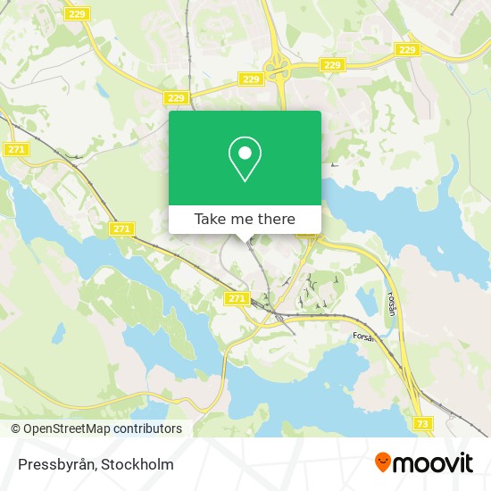 Pressbyrån map