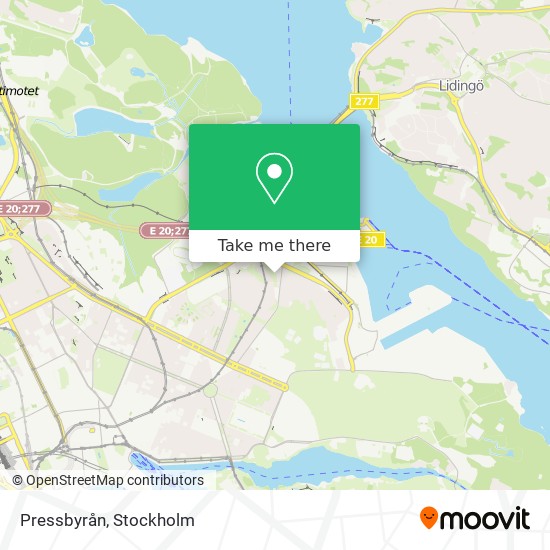 Pressbyrån map