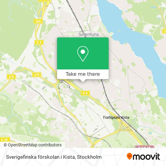 Sverigefinska förskolan i Kista map