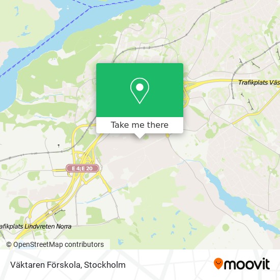 Väktaren Förskola map