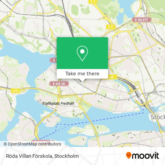 Röda Villan Förskola map