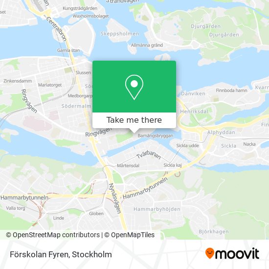 Förskolan Fyren map