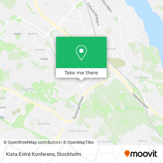 Kista Entré Konferens map