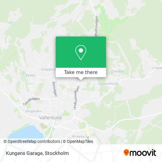 Kungens Garage map