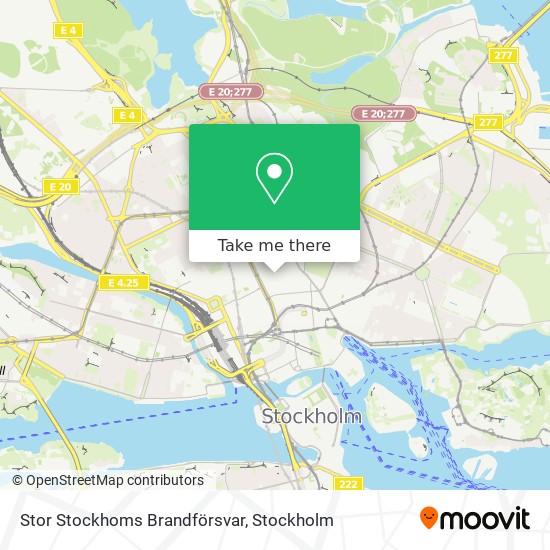 Stor Stockhoms Brandförsvar map