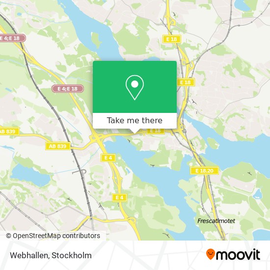 Webhallen map