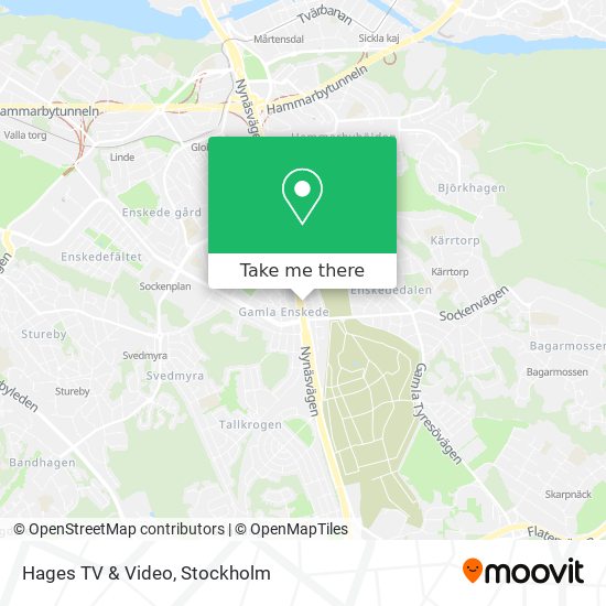 Hages TV & Video map