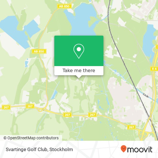 Svartinge Golf Club map