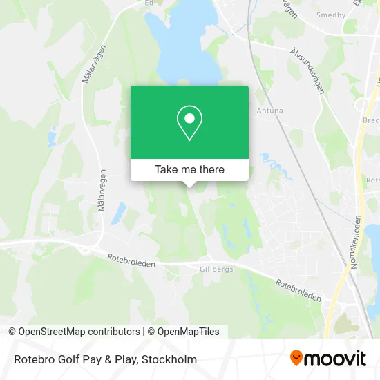 Rotebro Golf Pay & Play map