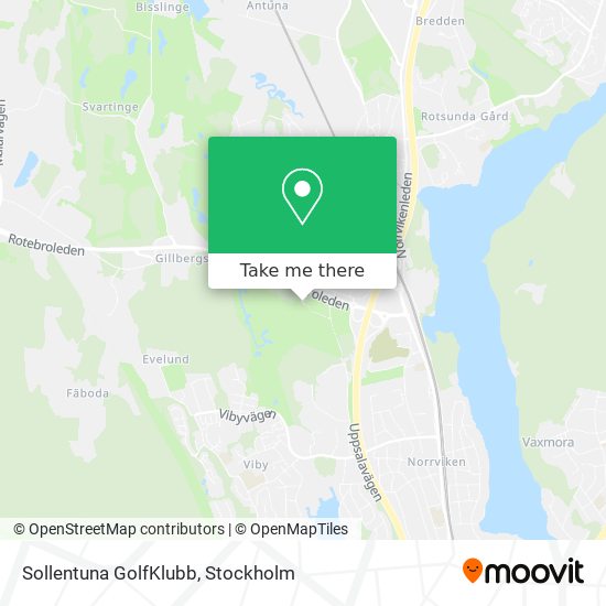 Sollentuna GolfKlubb map