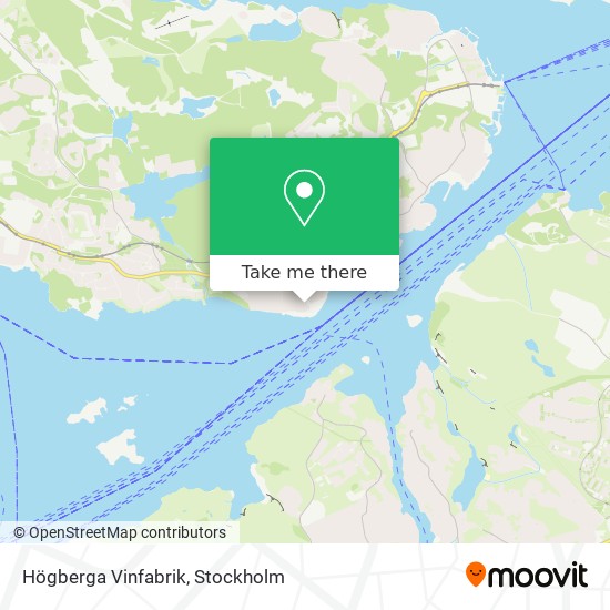 Högberga Vinfabrik map