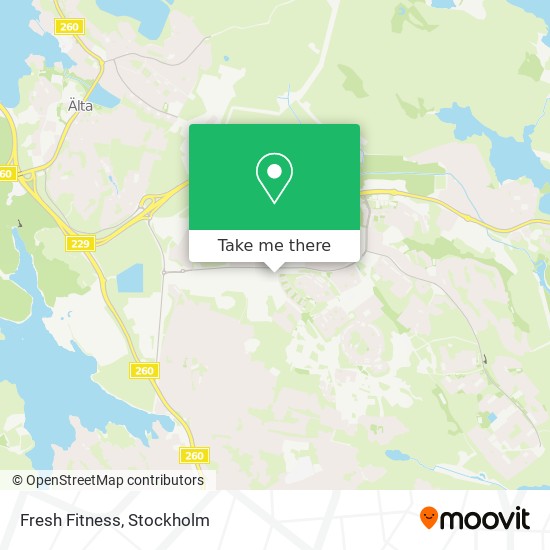 Fresh Fitness map