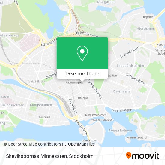 Skeviksbornas Minnessten map