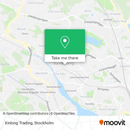 Xinlong Trading map