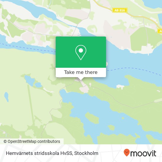 Hemvärnets stridsskola HvSS map