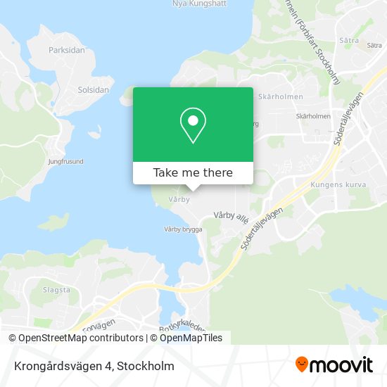 Krongårdsvägen 4 map