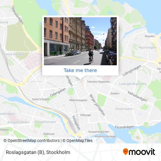 Roslagsgatan (B) map