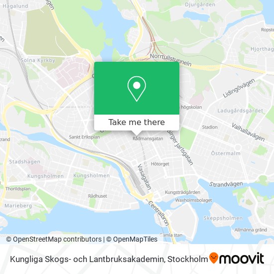 Kungliga Skogs- och Lantbruksakademin map