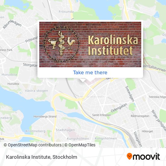 Karolinska Institute map