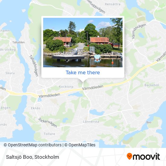 Saltsjö Boo map