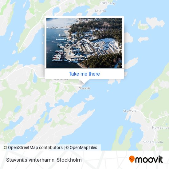 Stavsnäs vinterhamn map