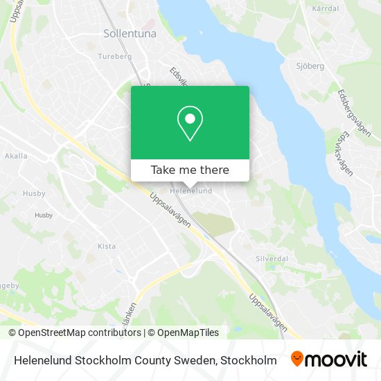 Helenelund Stockholm County Sweden map