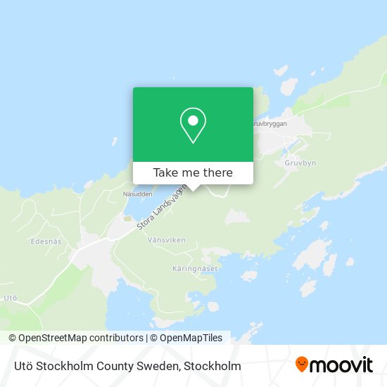 Utö Stockholm County Sweden map