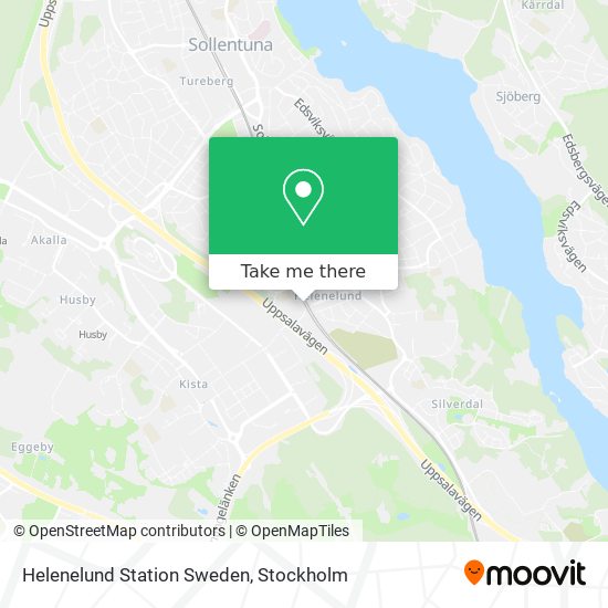 Helenelund Station Sweden map