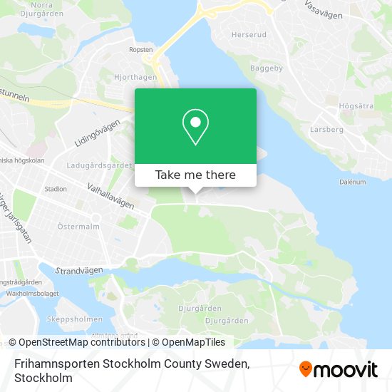 Frihamnsporten Stockholm County Sweden map