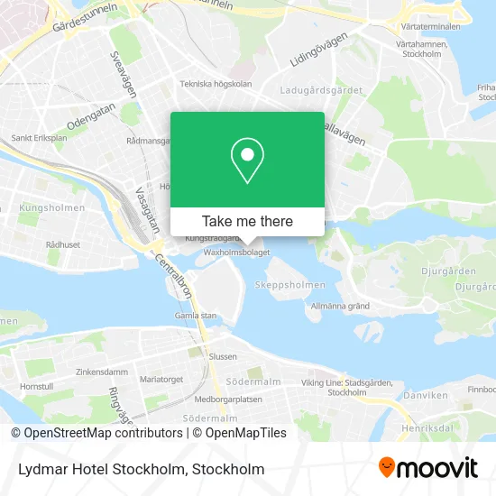 Lydmar Hotel Stockholm map