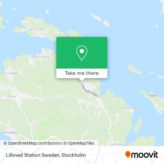 Lillsved Station Sweden map