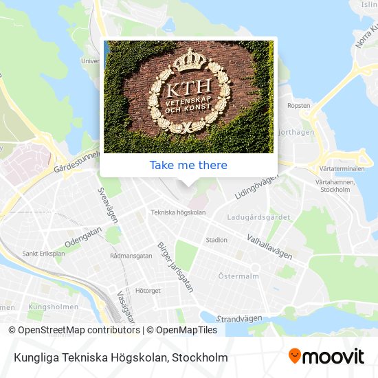 Kungliga Tekniska Högskolan map