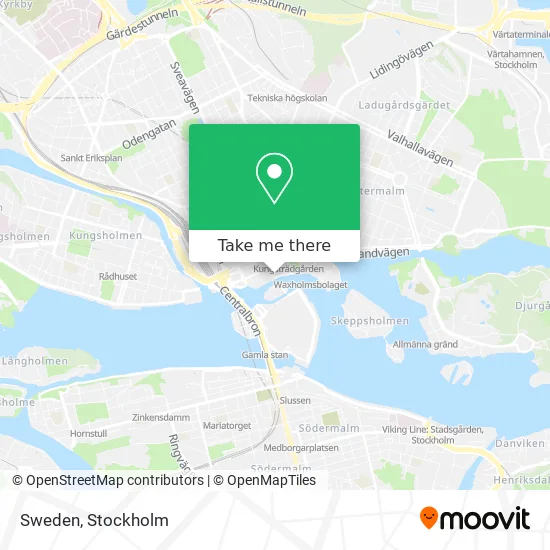 Sweden map