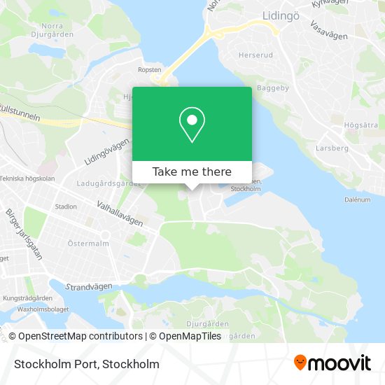 Stockholm Port map