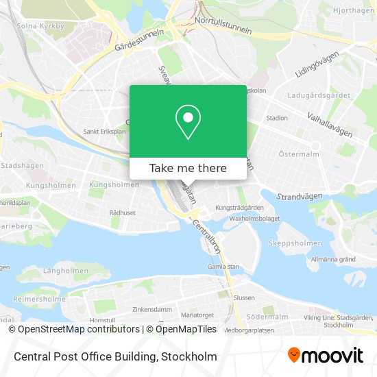 Central Post Office Building map