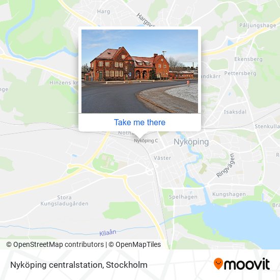 Nyköping centralstation map