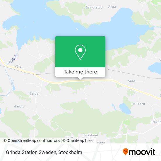 Grinda Station Sweden map