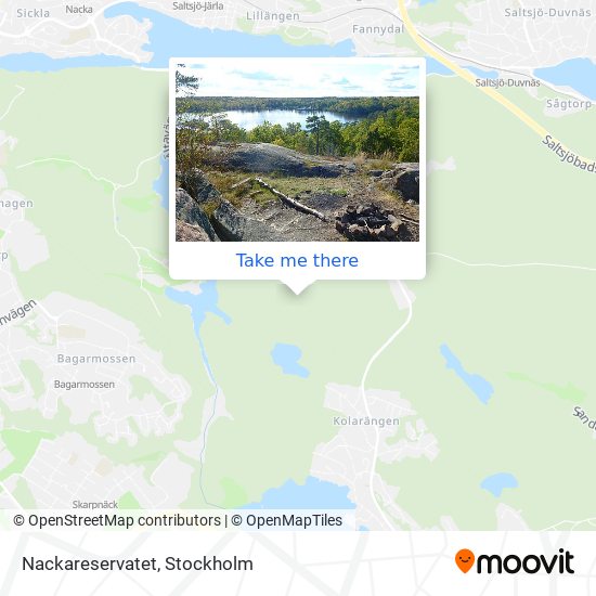 Nackareservatet map