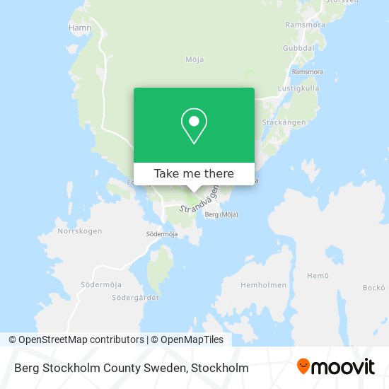 Berg Stockholm County Sweden map