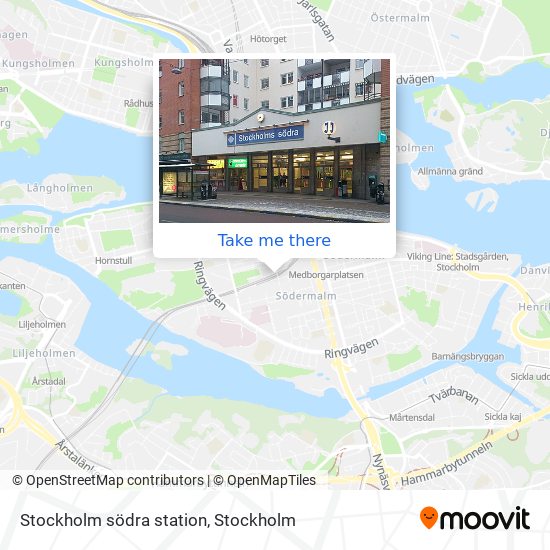 Stockholm södra station map