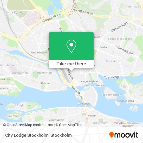 City Lodge Stockholm map