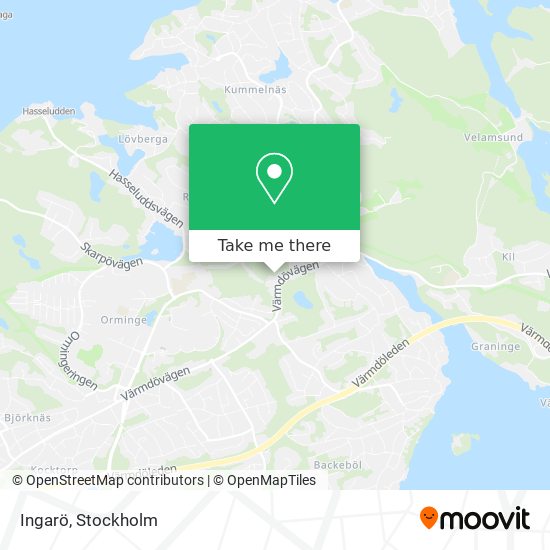 Ingarö map