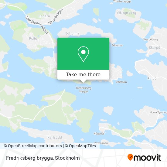 Fredriksberg brygga map