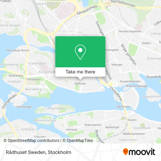Rådhuset Sweden map