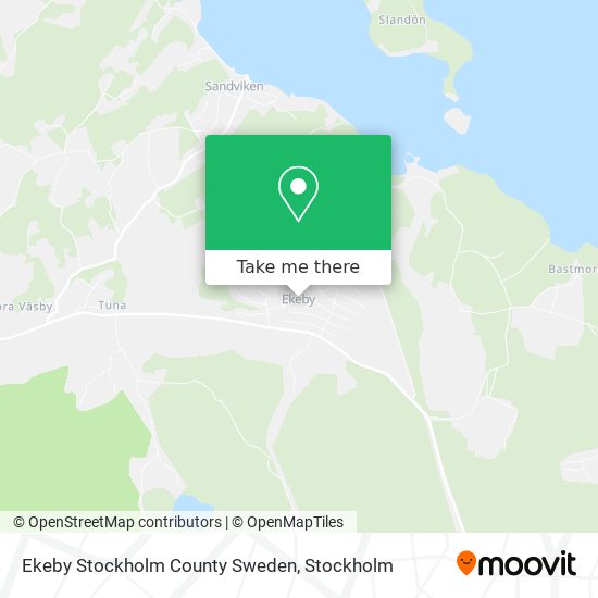 Ekeby Stockholm County Sweden map